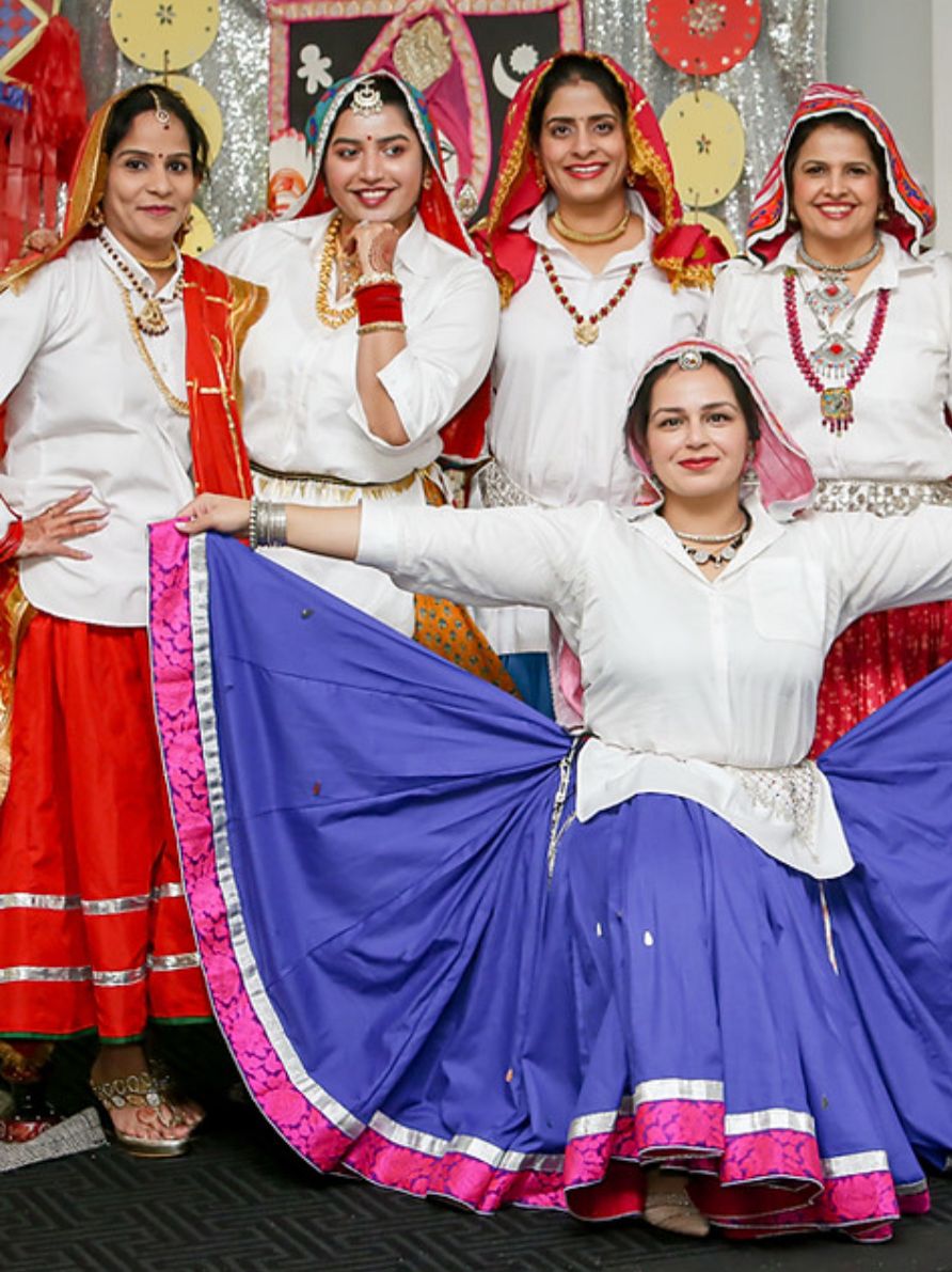 Traditional Haryanvi dance performance
